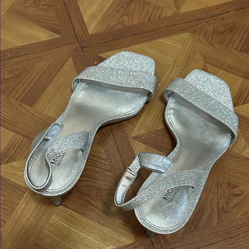 Michael Kors Sparkling Silver Women's Heels - Picture 8 of 8
